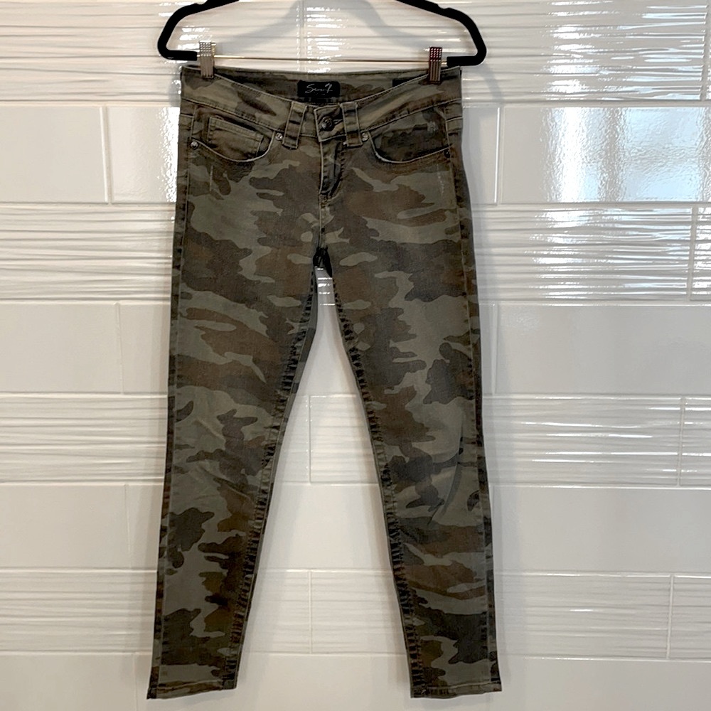 7 for All Mankind Skinny Camo